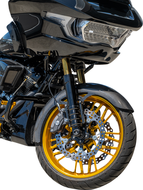 Arlen Ness #210-027 Carbon Fiber Front Fender - Wrapper - 19"