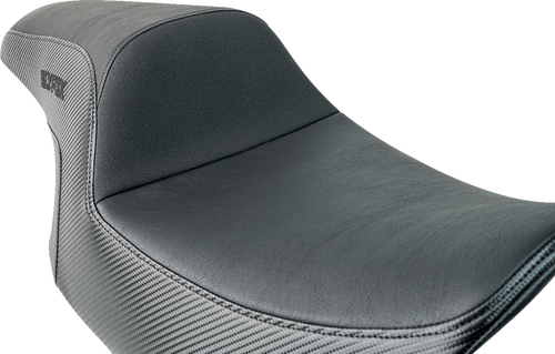 Slyfox #4685A-Slyfox - Drifter Tour Seat - Vinyl w/ Slipstop - Black Logo - FL '23-'24