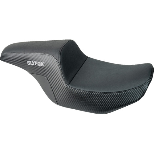 Slyfox #4685B-Slyfox - Drifter Tour Seat - Vinyl w/ Slipstop - Gray Logo - FL '23-'24