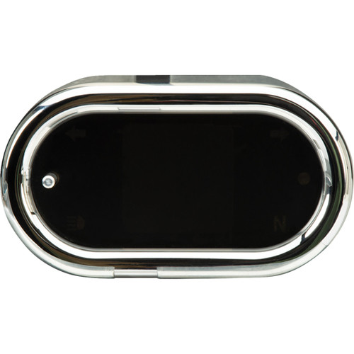 Dakota Digital #MLX-5400 - Handle Bar Mount Speedometer - With Signals - Oval - Chrome