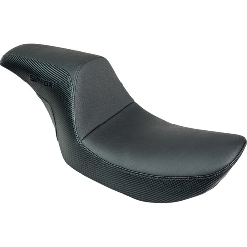 Slyfox #SlyFox4681A - Drifter Seat - Black Logo - Black Vinyl - Smooth - FXR '82-'00
