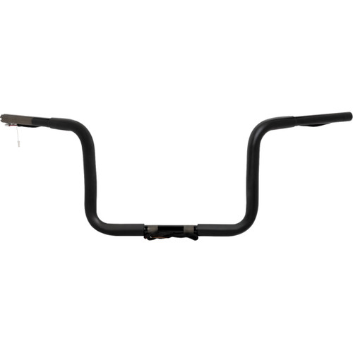 LA Choppers #LA-7321-10BW - Pre-Wired Ape Handlebar - 1-1/4" x 10" - Black