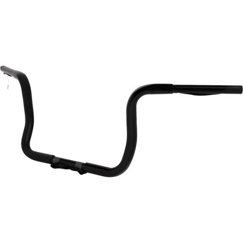 LA Choppers #LA-7321-10BW - Pre-Wired Ape Handlebar - 1-1/4" x 10" - Black