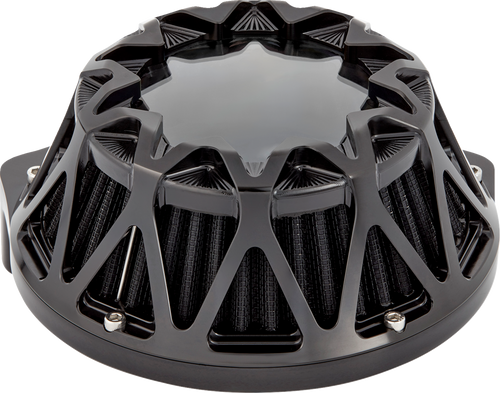 Arlen Ness #600-233 Crossfire Air Cleaner - All Black