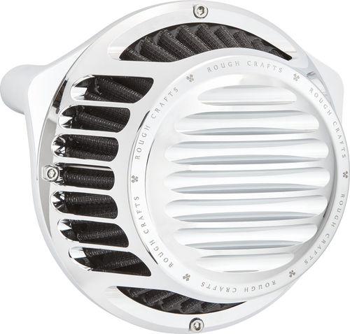 Arlen Ness #RC-600-024 Rough Craft Air Cleaner Kit - Chrome