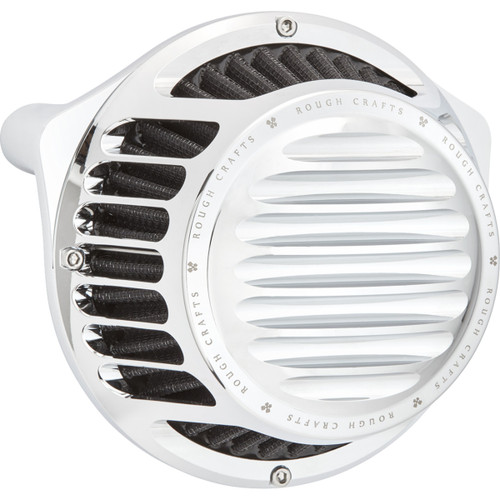 Arlen Ness #RC-600-024 - Rough Craft Air Cleaner Kit - Chrome