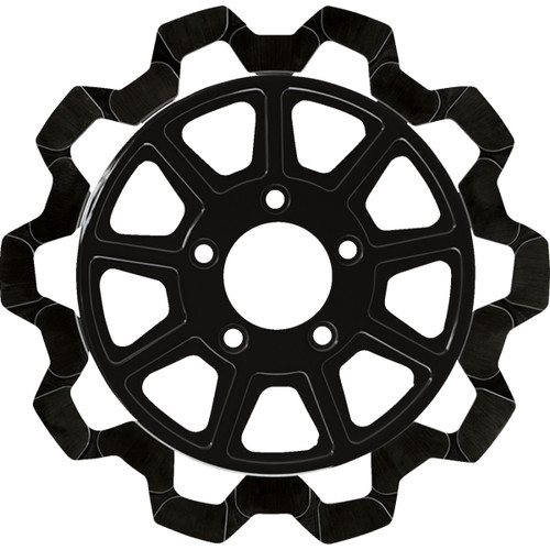 Lyndall Racing Brakes LLC #4103-1133 - 9-Spoke Brake Rotor - Front - 11.8"