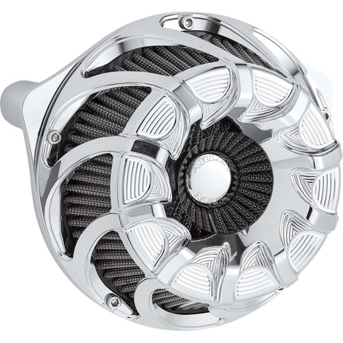Arlen Ness #600-230 - Inverted Series Air Cleaner Kit - Drift - Chrome