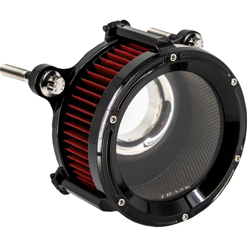 Trask #TM-1024GBK - Assault Charge High-Flow Air Cleaner Kit - Gloss Black