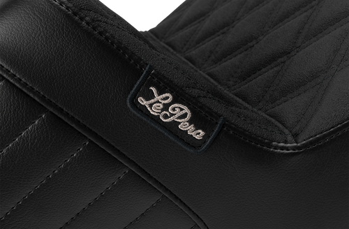 Le Pera #LV-597DDGP - Kickflip Seat - Double Diamond Stitch w/ Gripp Tape - FLH/FLT '23-'24