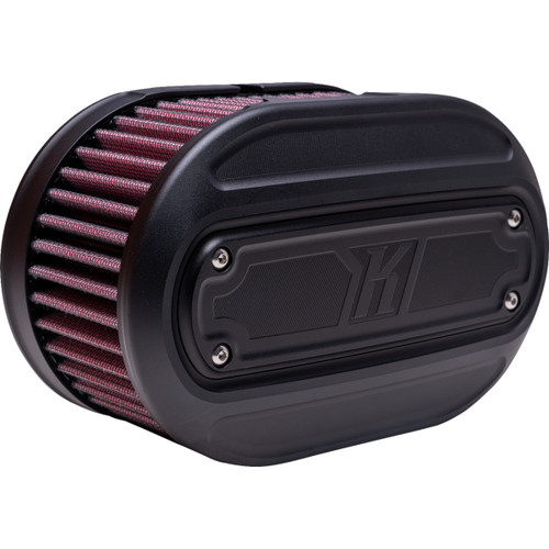 Kodlin USA #K29246 - Oval Air Cleaner Kit - Black - Touring/Softail