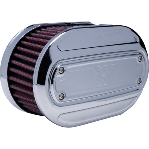 Kodlin USA #K29247 - Oval Air Cleaner Kit - Chrome - Touring/Softail