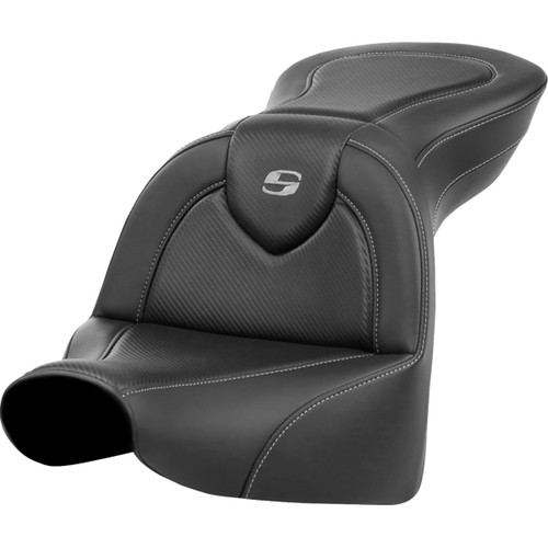 Saddlemen #818-31-185 - Roadsofa™ Seat - without Backrest - Carbon Fiber - FXBR/S '18-'20
