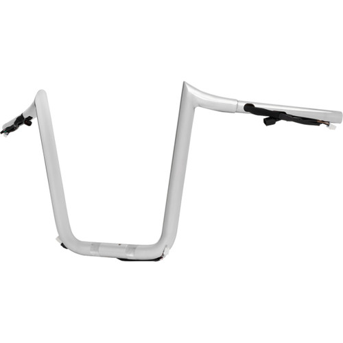 LA Choppers #LA-7359-12W - Pre-Wired Prime Ape Handlebar - 1-1/4" x 12" - Chrome