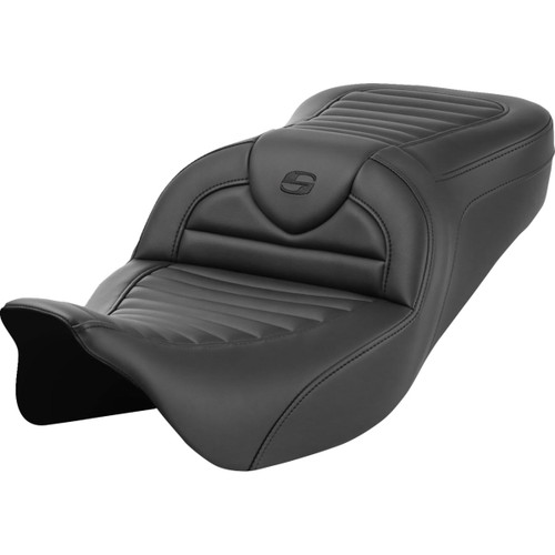 Saddlemen #808-07B-20200 - Roadsofa™ Seat - without Backrest - Tuck-n-Roll - FL '08-'23