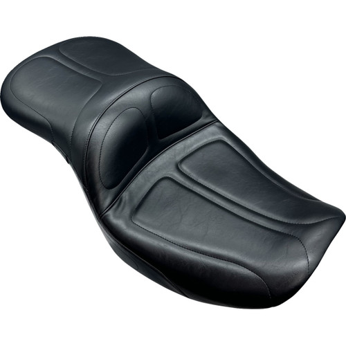 LE Pera #LV-957 - Maverick Seat - without Backrest - Stitched - Black - FLH/FLT '23-'25