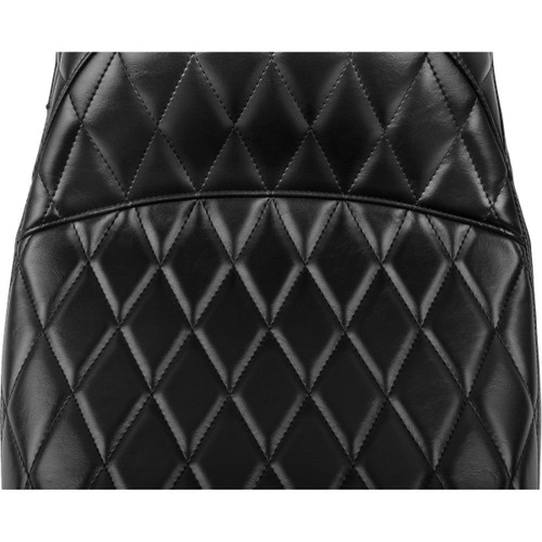 LE Pera #LV-957DLDM - Maverick Daddy Long Legs Seat - Without Backrest - Diamond Stitched - FLH/FLT '23-'25
