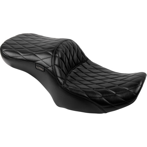 LE Pera #LV-957DM - Maverick Seat - without Backrest - Diamond Stitch - Black - FLH/FLT '23-'25