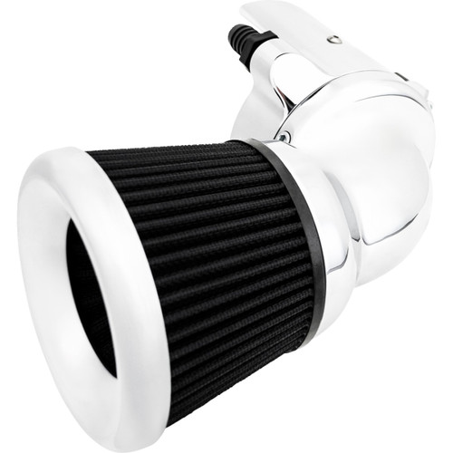 Arlen Ness #800-003 - Air Cleaner Kit - Velocity 90° - Chrome