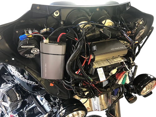 Hogtunes 425 W Dual Amp/ 6 XL Speaker Kit - Harley Davidson (#G2 Ultra 6 Pack-XL)