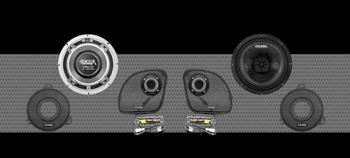 コマキ　ページ Cicada 14CXK65.2 6.5″ Mid-Bass Component Speaker Kit – 2ohm