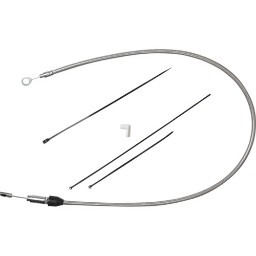 Drag Specialties - Quick Connect Clutch Cable - Upper - 33" - Stainless Steel