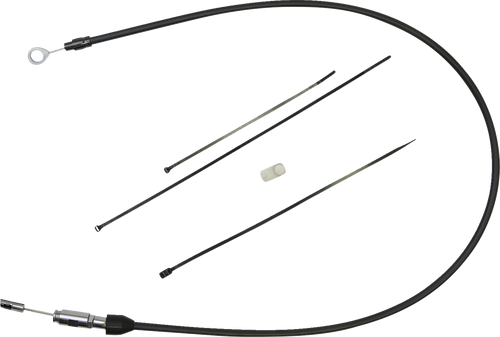 Drag Specialties Quick Connect Clutch Cable - Upper - 33" - Black/Black