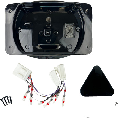 Custom Dynamics #CD-ELIM-TL-B - Taillight Eliminator/License Plate Mount - Black