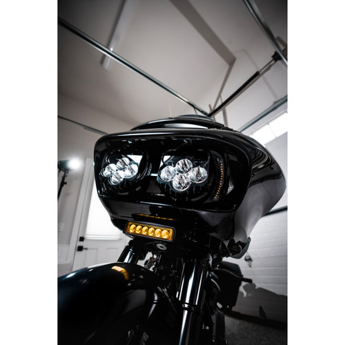 Custom Dynamics #RG-LB-Y-KIT - LED Light Bar - Yellow Lens - Road FLTR