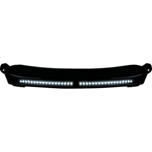Custom Dynamics #CD-RG-CV-W-B - LED Windshield Trim - Gloss Black