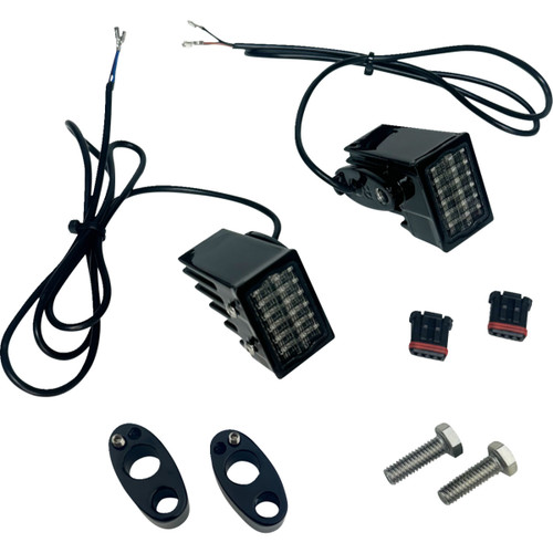 Custom Dynamics #CD-RTS-HD-B - Turn Signal - Red LED - Smoke Lens