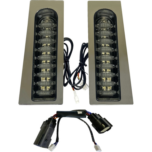 Custom Dynamics #PB-ECE-FILL-SC - ProBEAM® Fillerz® Dual Color Lights - Smoke - Chrome