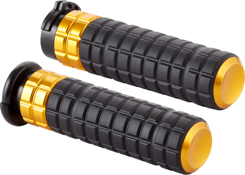 Arlen Ness #500-018 SpeedLiner Grip - Cable - Gold