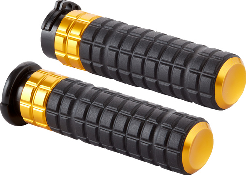 Arlen Ness #500-018 SpeedLiner Grips - Cable - Gold
