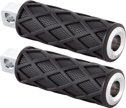 Arlen Ness #400-048 Diamond Footpegs - Male Mount - Chrome