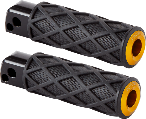 Arlen Ness #400-059 Diamond Footpegs - Passenger - Gold