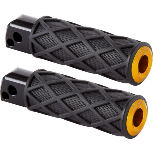 Arlen Ness #400-059 - Diamond Foot Pegs - Passenger - Gold