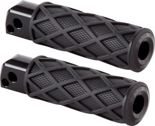 Arlen Ness #400-053 Diamond Footpegs - Passenger - Black