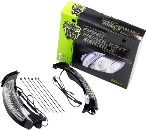 Ciro #40086 - LED Taillight - Red Lens - Black - Tri Glide