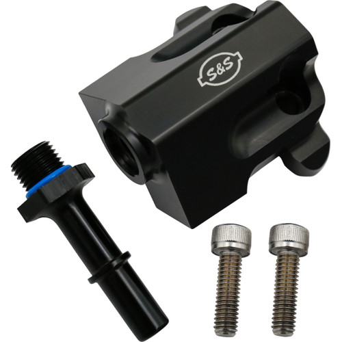 S&S Cycle #160-0280 - Replacement Fuel Rail Kit - Black - M8 Touring