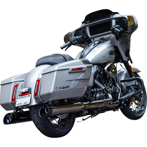 S&S Cycle #550-1113 - 4-1/2" MK45 Performance Slip-On Mufflers - Lava Chrome - 50-State
