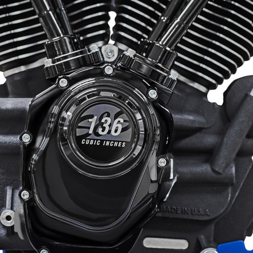 S&S Cycle #310-1290 - MK136 Black Edition Engine - Oil Cooled - 49 State - M8 Touring