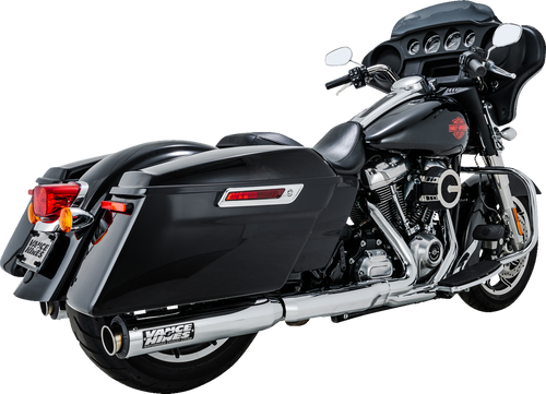 Vance & Hines #16721 - Supersport Slip-On Mufflers - Chrome - Touring