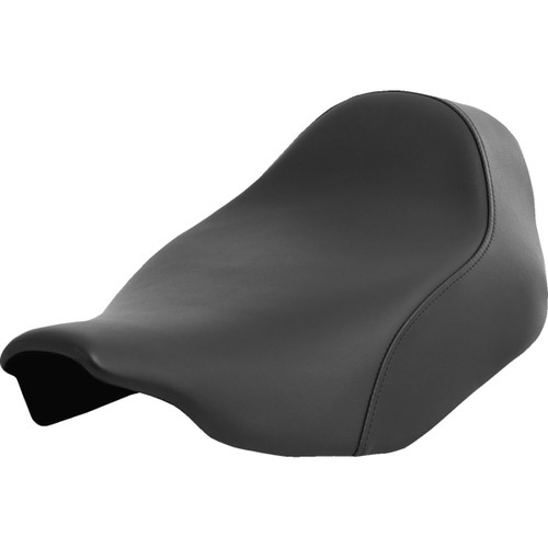 Saddlemen #823-07-002 - Renegade™ Solo Seat - Black - Plain - FLT/FLH '23-'24