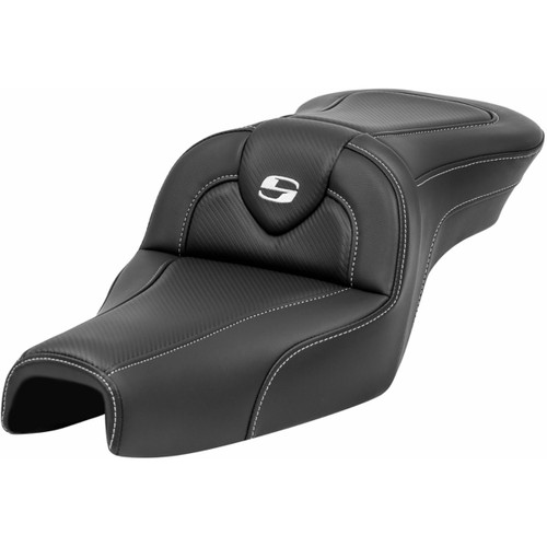 Saddlemen #807-03-185 - Roadsofa™ Seat - without Backrest - Carbon Fiber - XL '04-'22