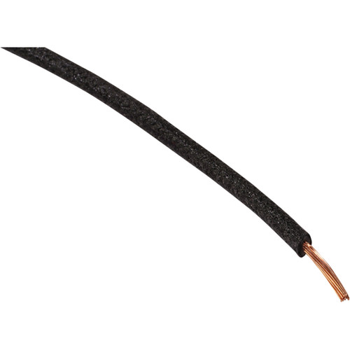Namz #NCBW-0 - Cloth-Braided Wire - 25' Spool - 16-Gauge - Black