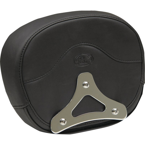 Mustang #89015 - Deluxe Sissy Bar Pad - Black Stitch - FLT/FLH '23-'24