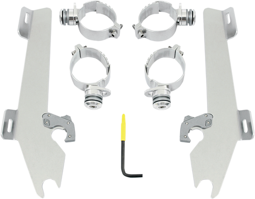 Memphis Shades #MEK1990  - Batwing Trigger Lock Mounting Kit - M50 - Polished