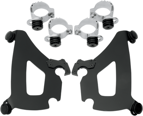 Memphis Shades #MEK1961  - Bullet Mounting Kit - VT750 - Black