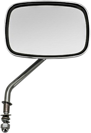 Harddrive Mirror Oem Style Short Stem Chrome Right